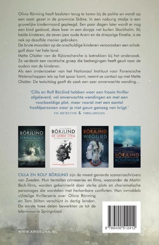 Zwarte dageraad / Rönning & Stilton Zwarte dageraad / Rönning & Stilton achterkant