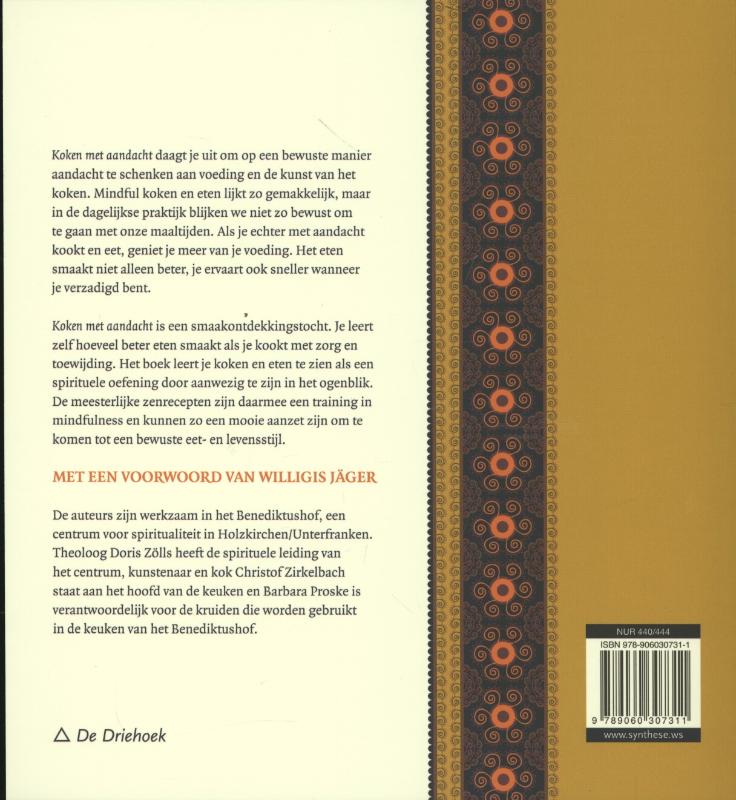 Koken met aandacht Koken met aandacht achterkant