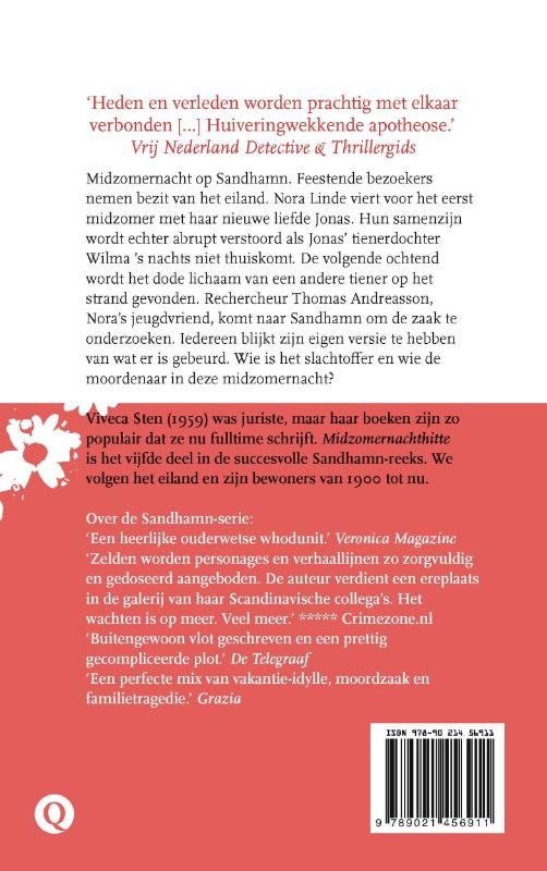 Midzomernachthitte / De Sandhamn-reeks / 5 achterkant