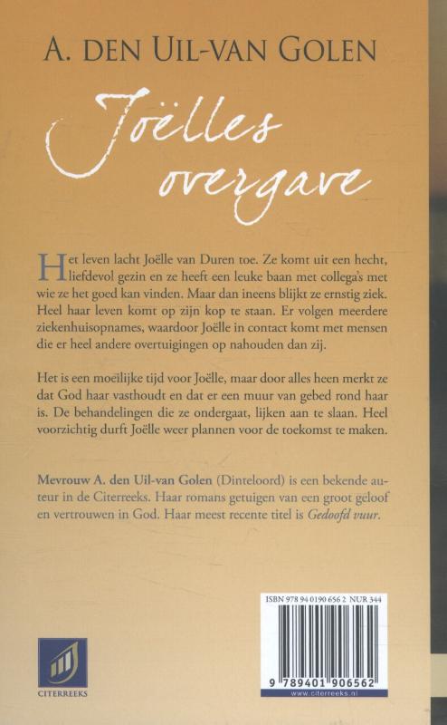 Joëlles overgave achterkant