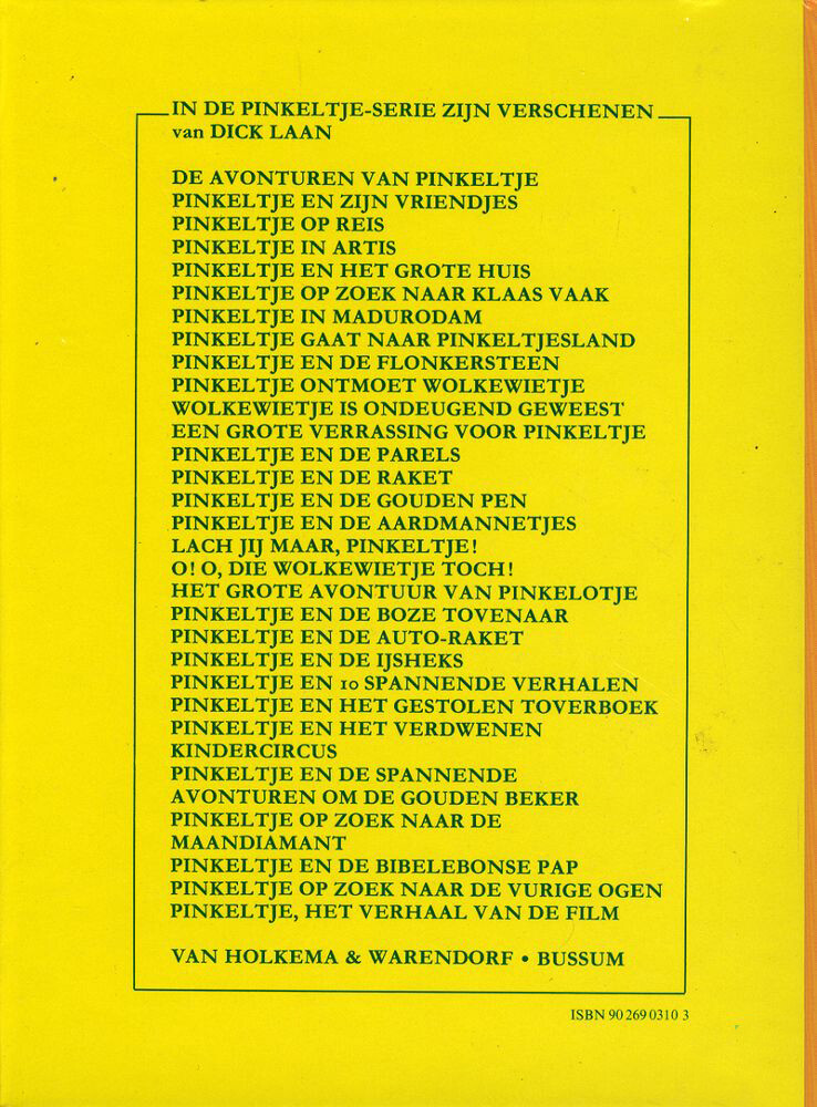 Pinkeltje en de flonkersteen / Pinkeltje / 9 achterkant