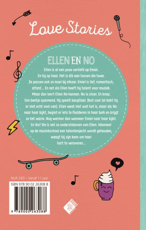 Ellen en No / For Girls Only! - Love stories achterkant