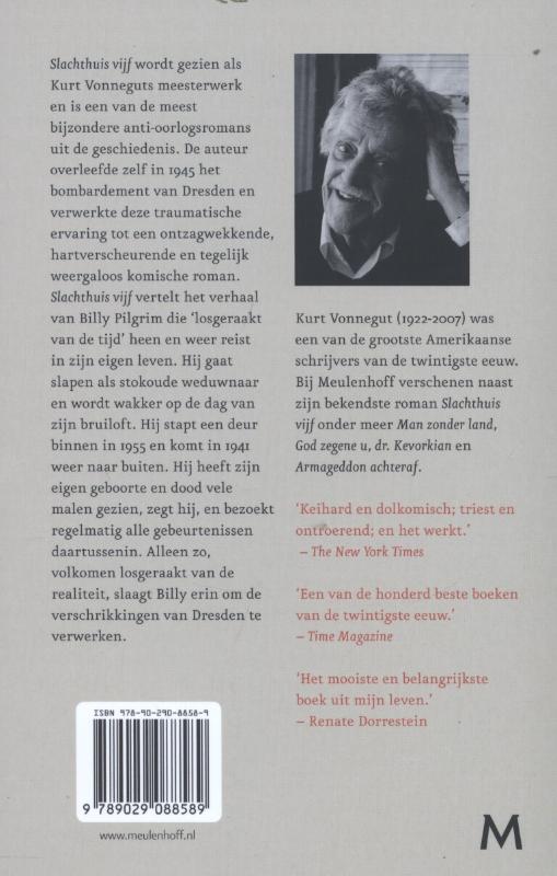 Slachthuis vijf, of De kinderkruistocht Slachthuis vijf, of De kinderkruistocht achterkant