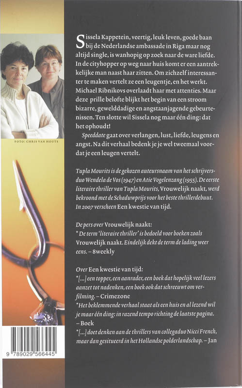 Speeddate Speeddate achterkant