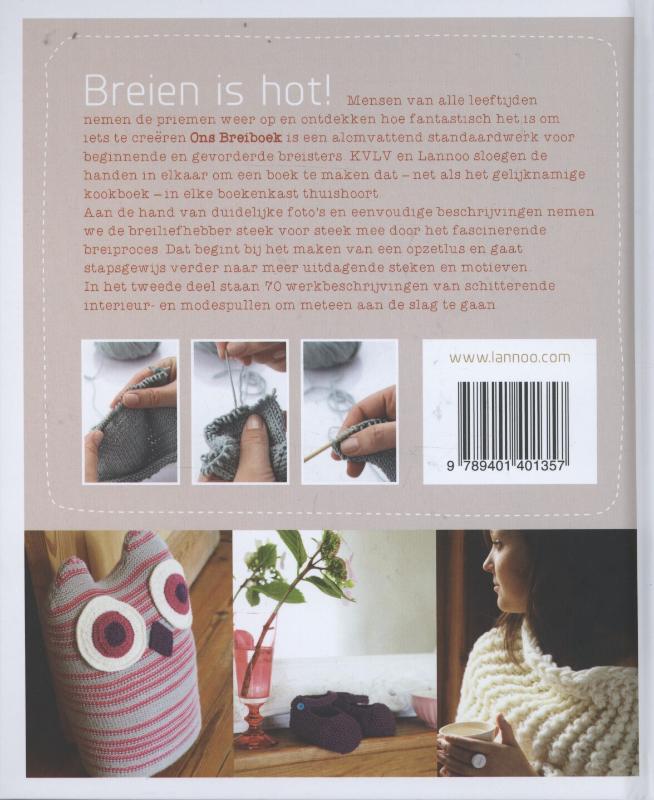 Ons breiboek KVLV Ons breiboek achterkant