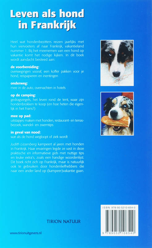 Leven Als Hond In Frankrijk achterkant