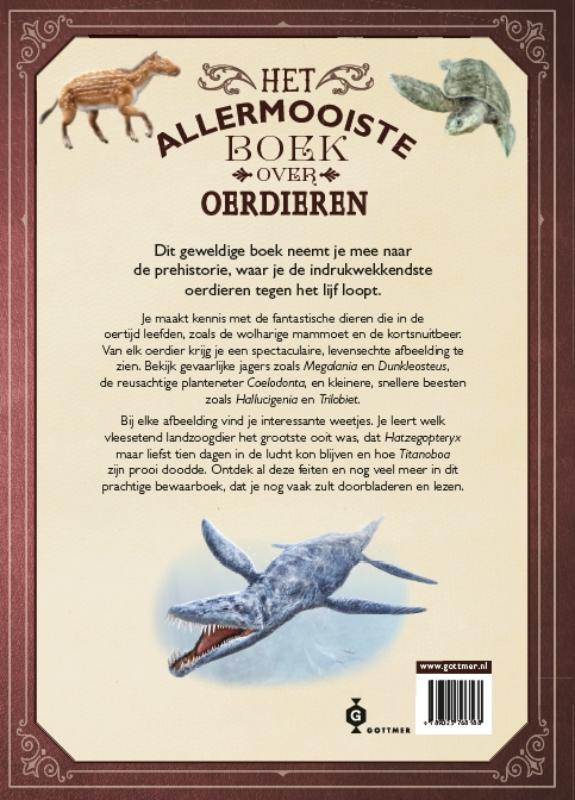 Het allermooiste boek over oerdieren / Allermooiste boeken achterkant