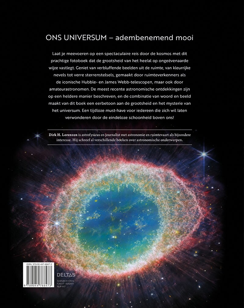 De pracht van ons universum achterkant