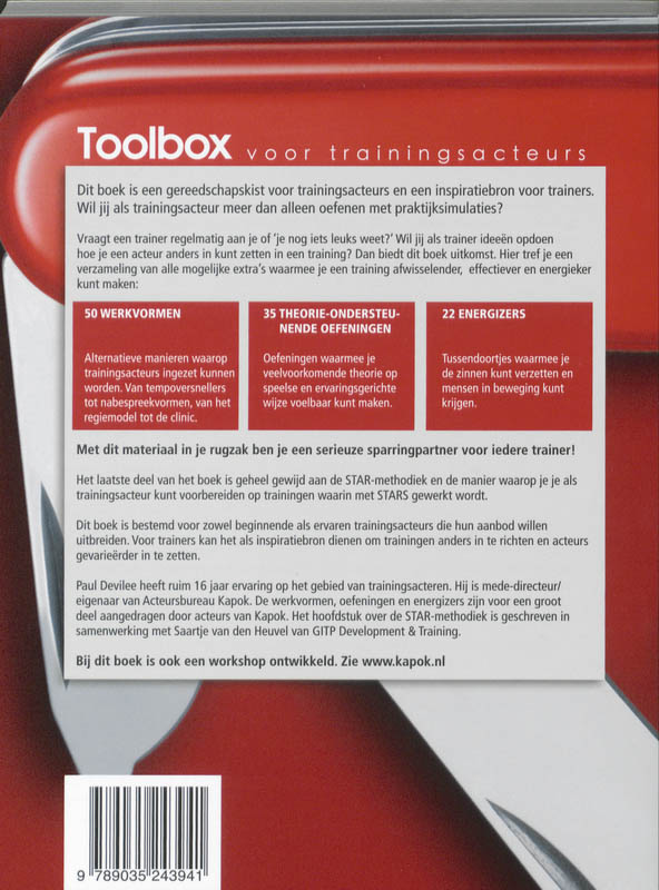 Toolbox voor trainingsacteurs achterkant