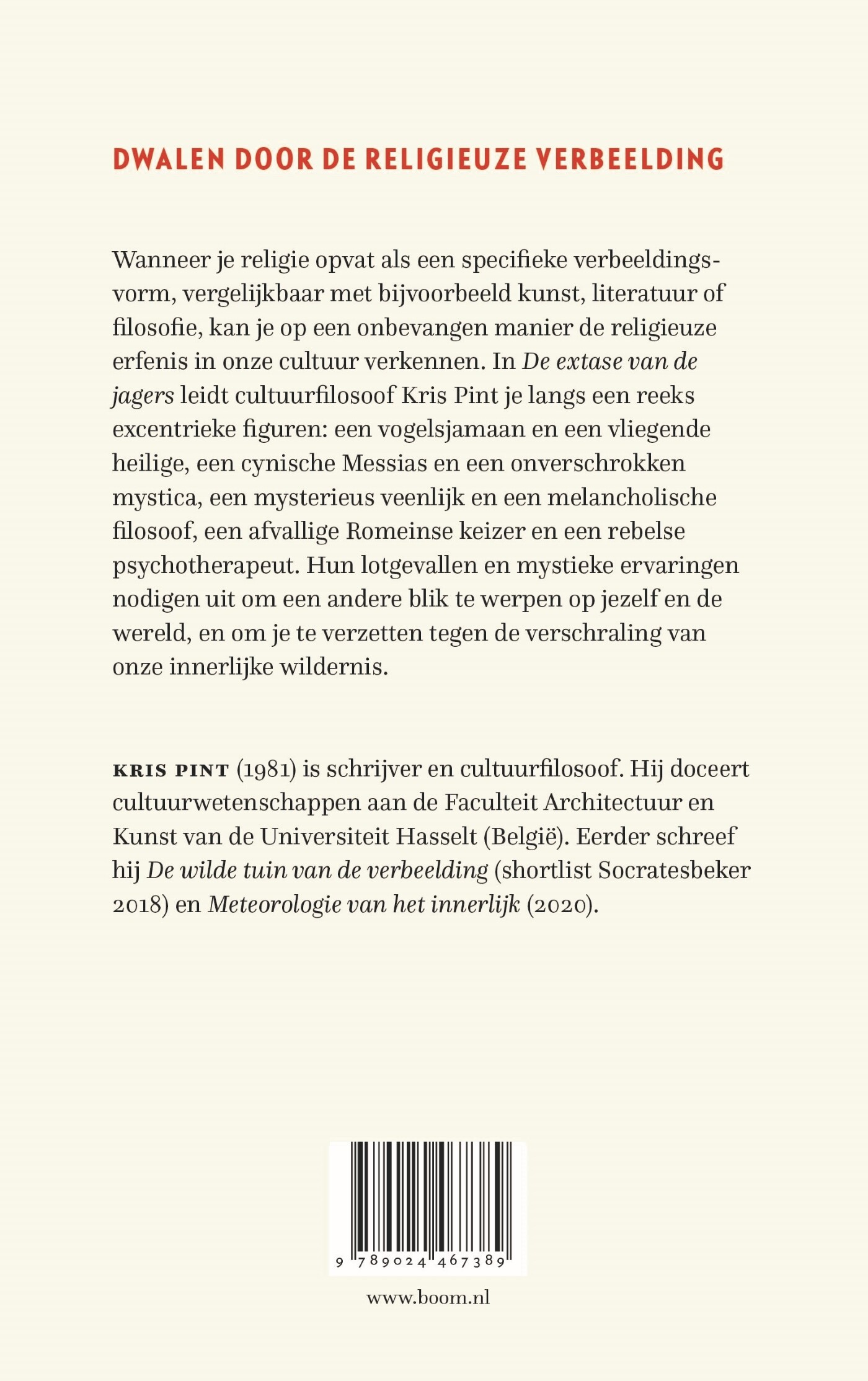 De extase van de jagers achterkant