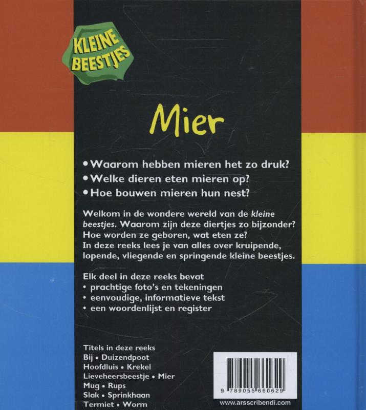 Kleine beestjes  -   Mier achterkant