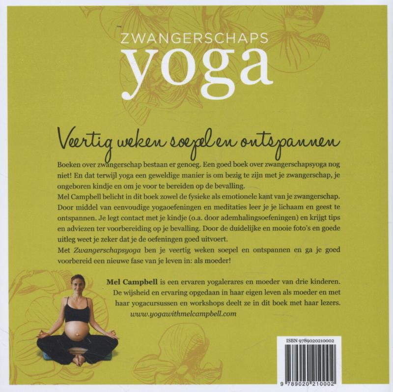 Zwangerschapsyoga van week tot week achterkant