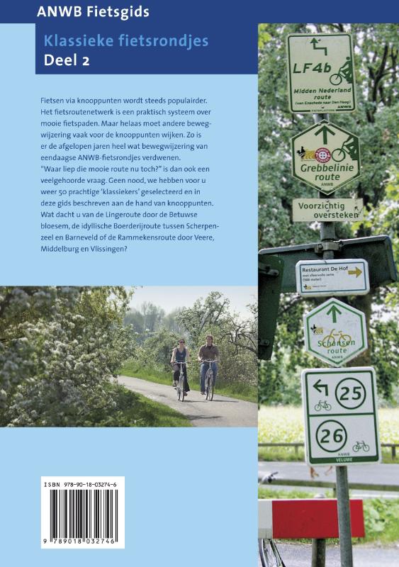 Klassieke fietsrondjes / 2 / ANWB fietsgids Klassieke fietsrondjes / 2 / ANWB fietsgids achterkant