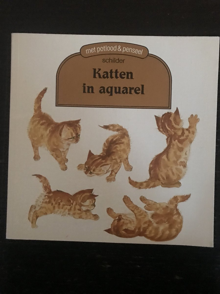 Schilder katten in aquarel