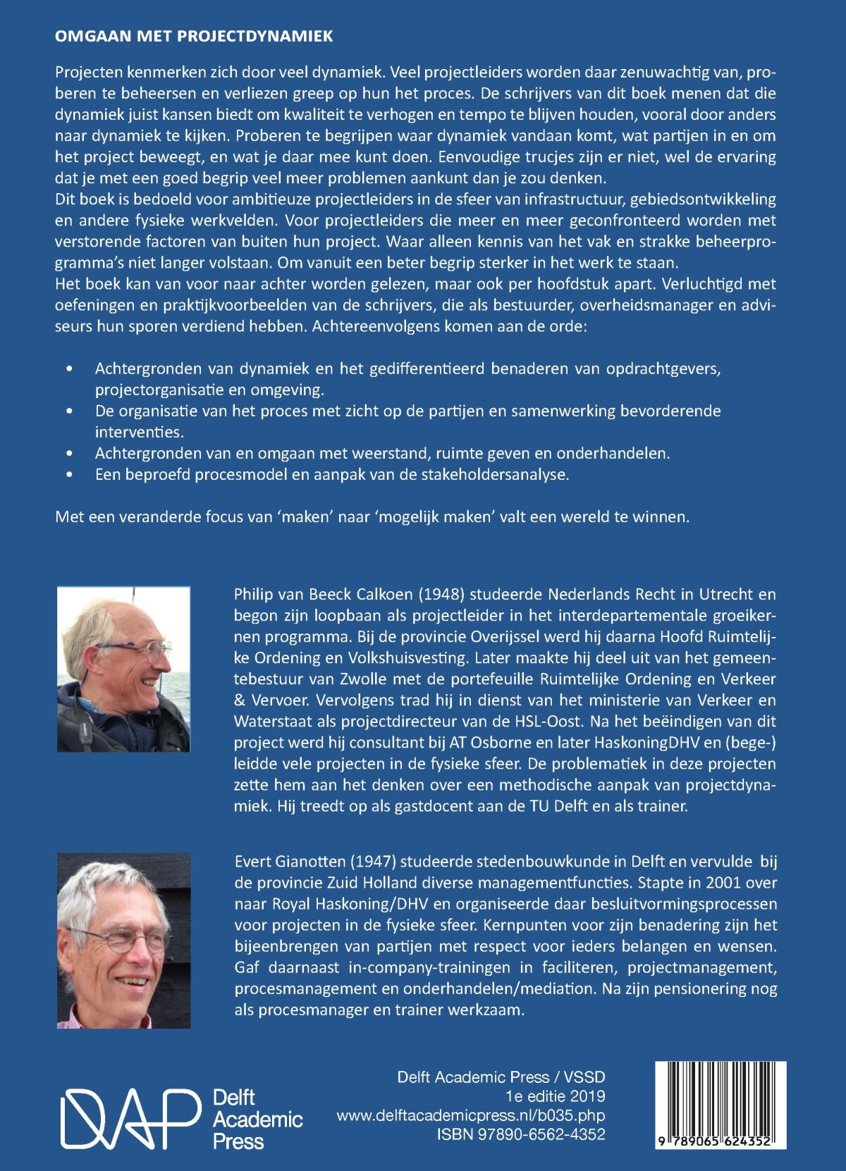 Omgaan met projectydynamiek achterkant