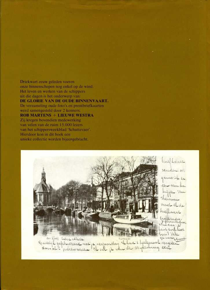 Glorie van de oude binnenvaart / Met de groeten van achterkant