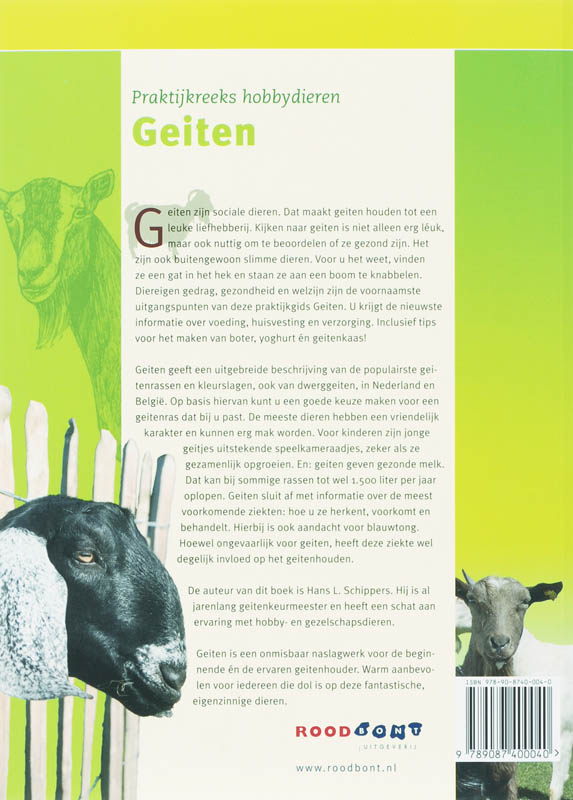 Geiten / Praktijkreeks hobbydieren / 2 achterkant