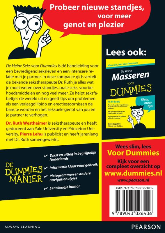 De kleine seks / Voor Dummies achterkant