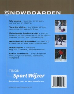 Snowboarden / Tirion SportWijzer achterkant