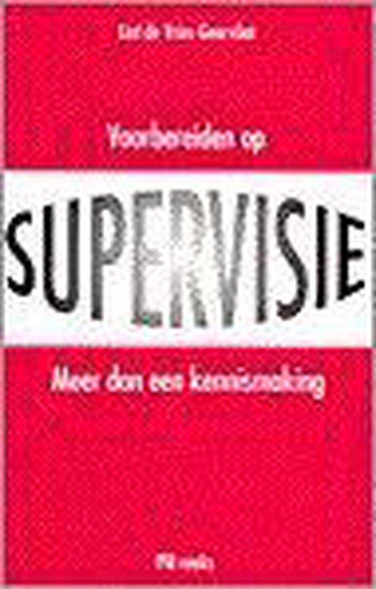 Voorbereiden Op Supervisie 1Edr