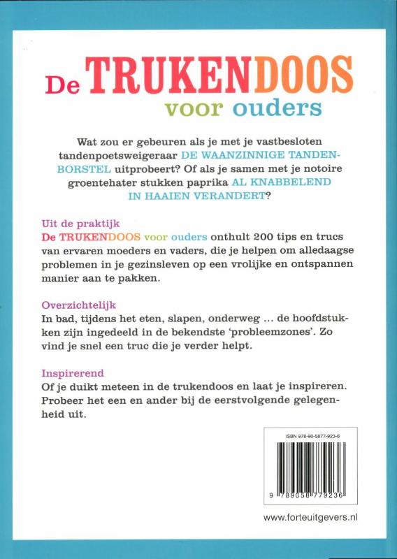 De trukendoos voor ouders achterkant