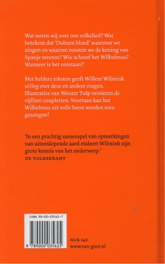 Het Wilhelmus achterkant