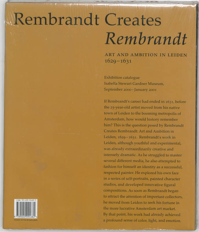 Rembrandt Creates Rembrandt achterkant