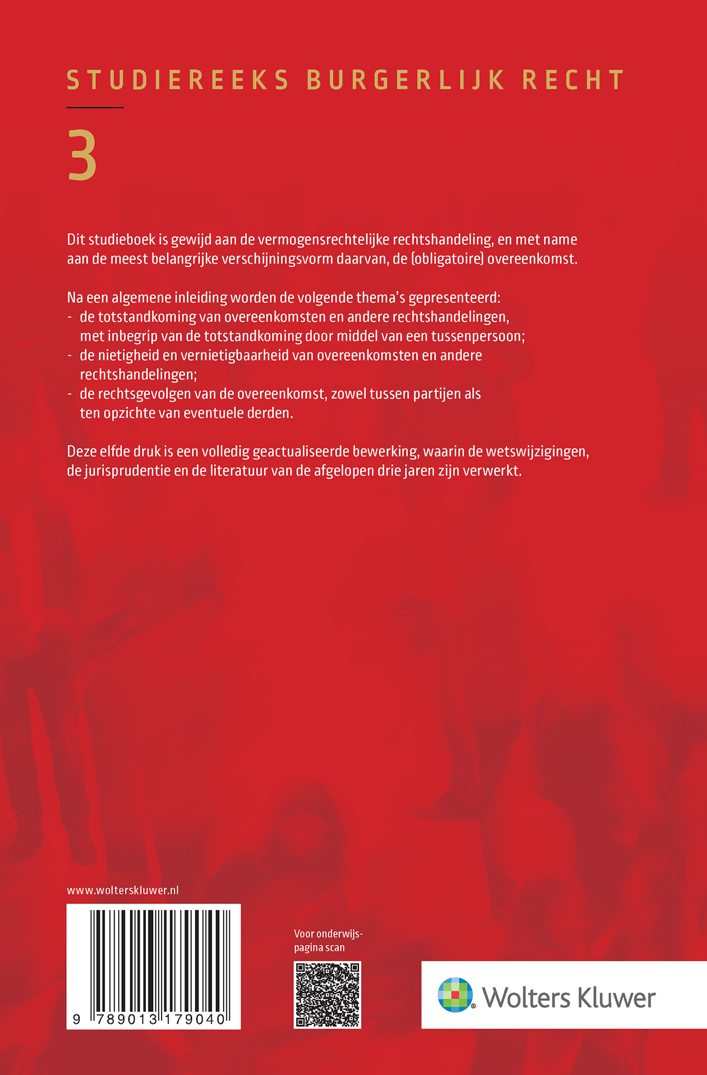 Rechtshandeling en Overeenkomst achterkant
