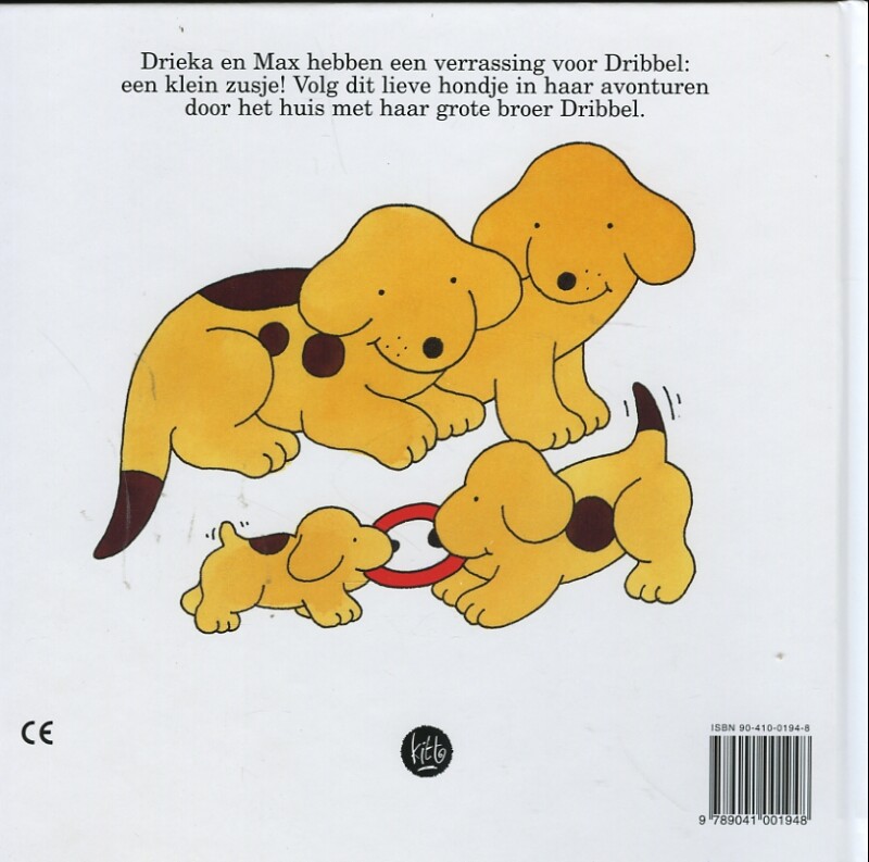 Dribbels kleine zusje / Een kijk-achter-de-flap boek achterkant