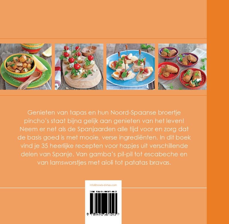 Tapas en pincho's Tapas en pincho's achterkant