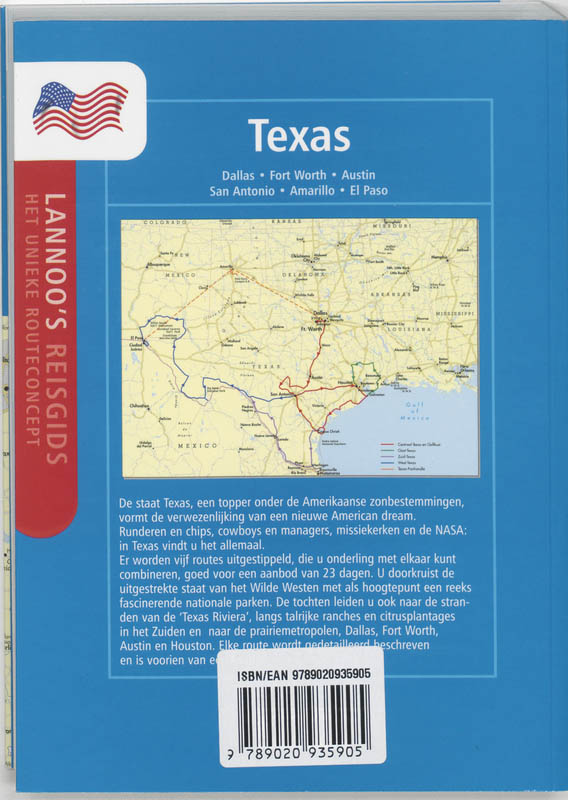 Lannoo's Reisgids Texas achterkant