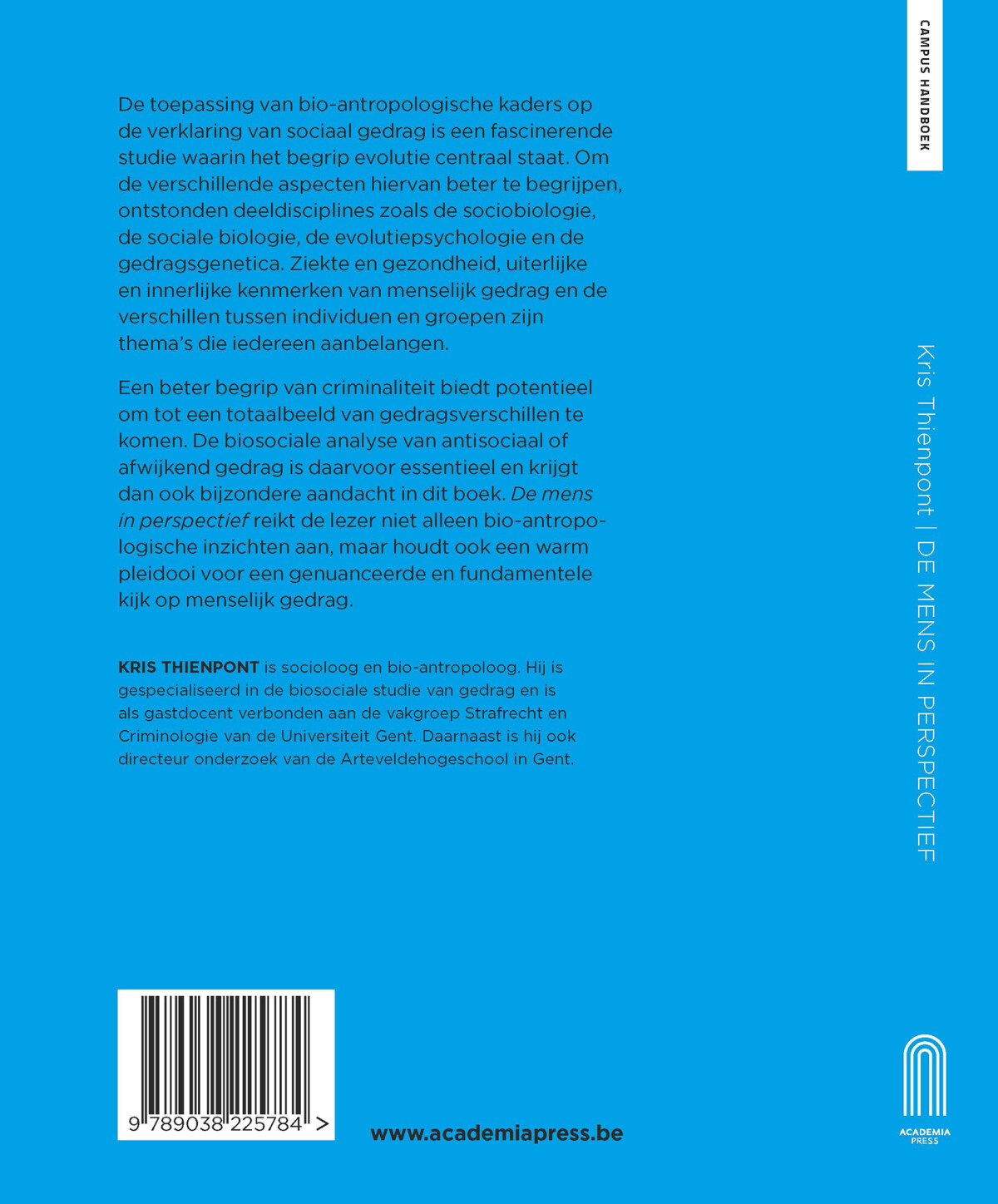 De mens in perspectief achterkant