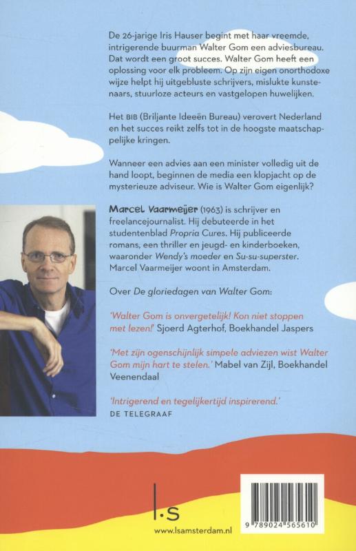 De gloriedagen van Walter Gom De gloriedagen van Walter Gom achterkant