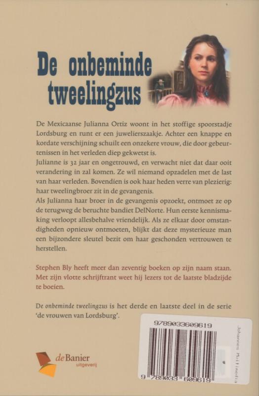 De Onbeminde Tweelingzus achterkant