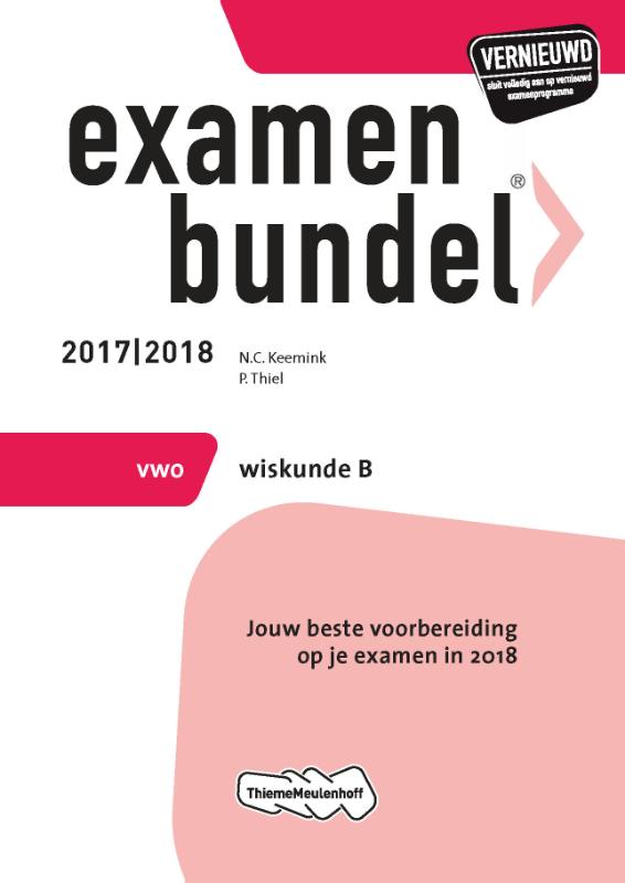 Examenbundel vwo Wiskunde B 2017/2018