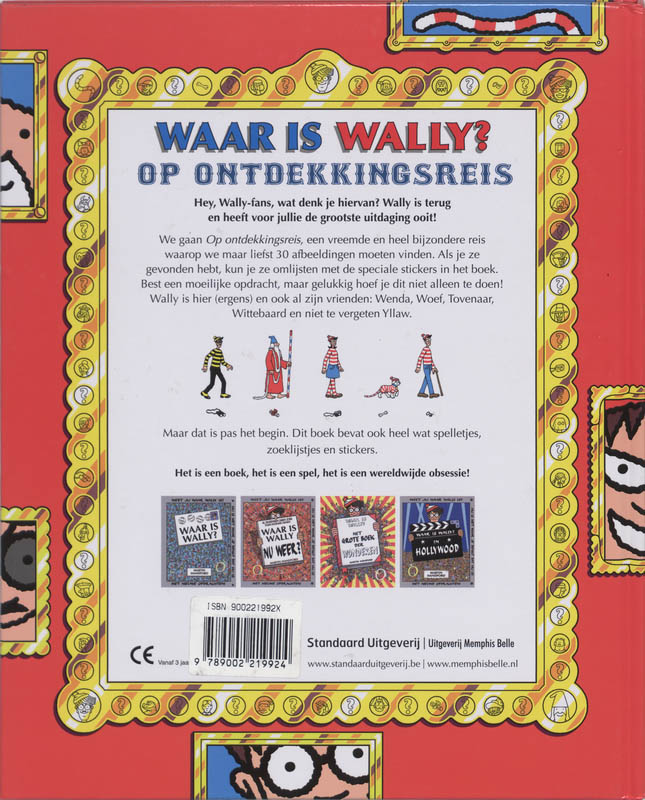 Op ontdekkingsreis / Waar is Wally achterkant