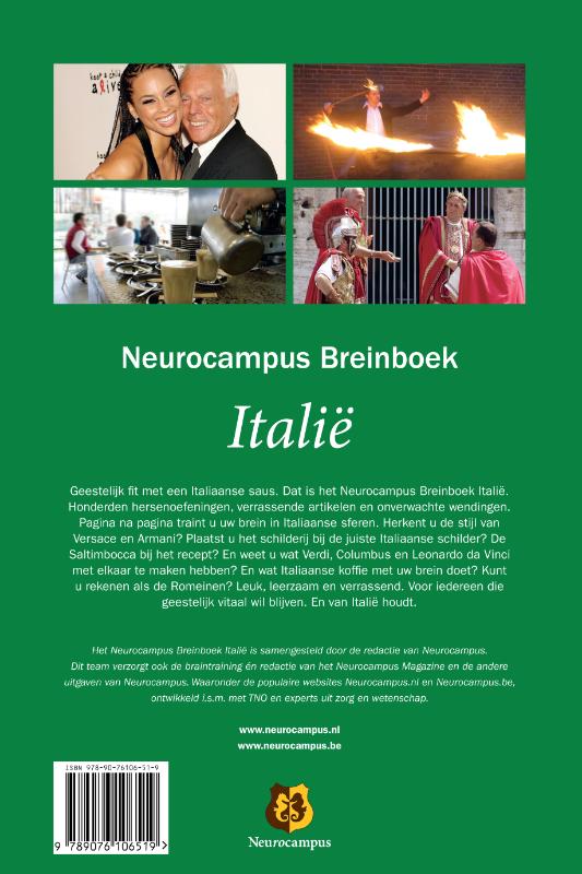 Neurocampus Breinboek Italie achterkant