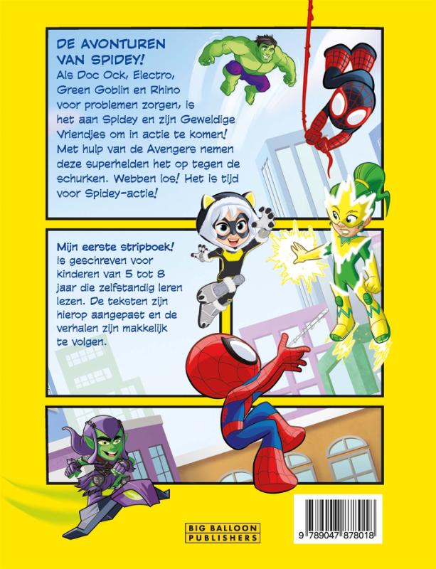 De avonturen van Spidey / Marvel Spidey achterkant