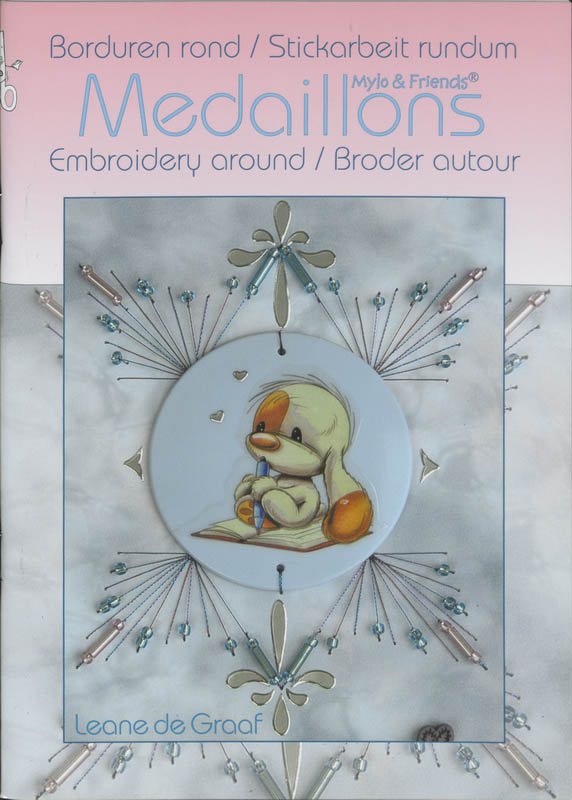 boekenbalie_9789059451094_cover Mylo & Friends Borduren rond medailons Ne-Du-Eng-Fr