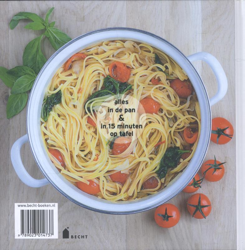 Superpasta in 1 pan achterkant