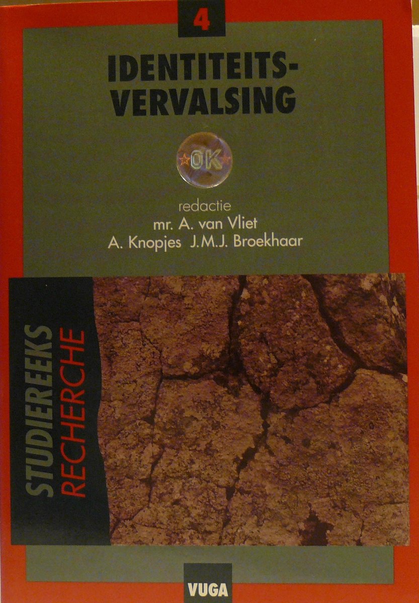 Identiteitsvervalsing / Studiereeks recherche / 4