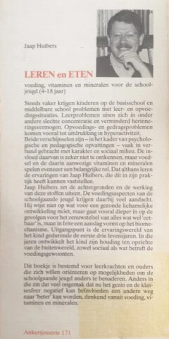 Leren en eten / Ankertjes / 171 achterkant