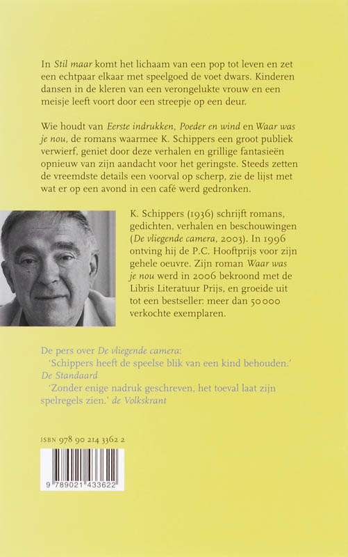 Stil maar achterkant