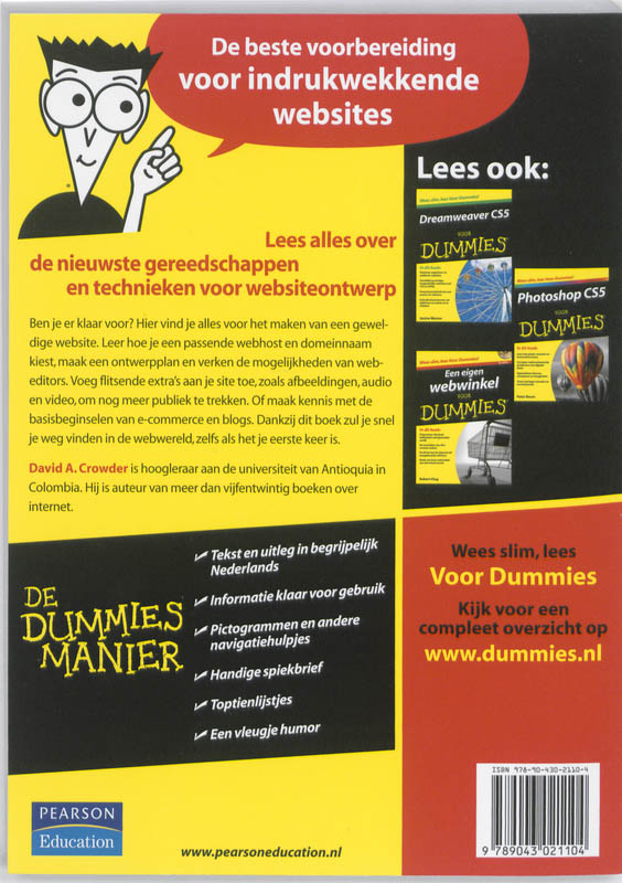 Websites Maken Voor Dummies, 4 achterkant