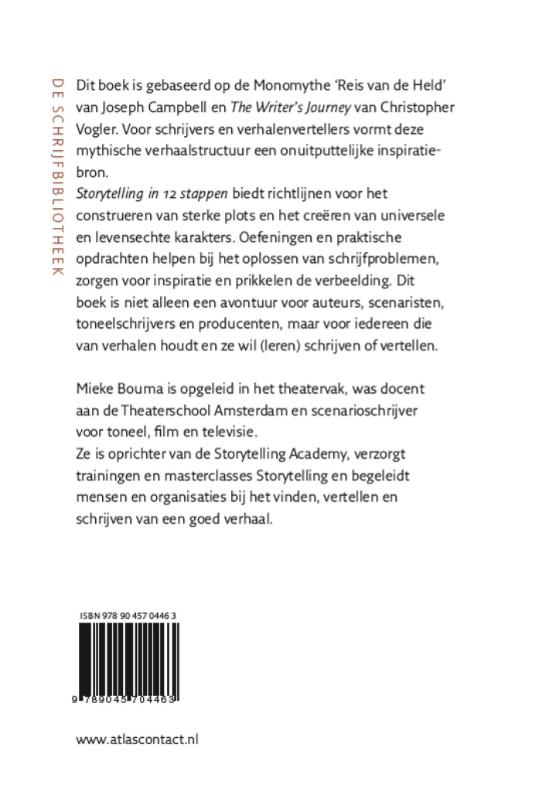 Storytelling in 12 stappen / De schrijfbibliotheek achterkant