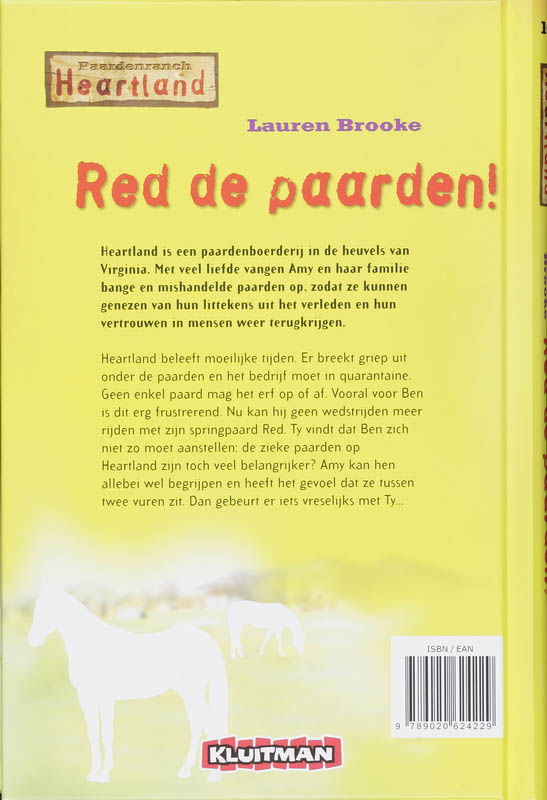 Red de paarden! / Paardenranch Heartland achterkant