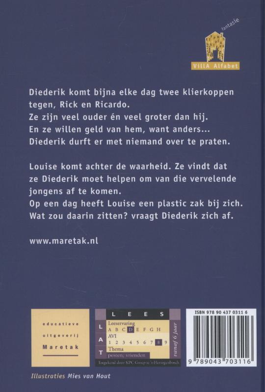 Bokskampioen voor altijd! / Villa Alfabet Oranje achterkant