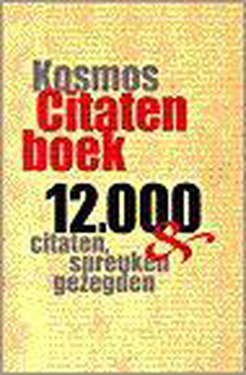 Kosmos Groot Citaten Boek thumbnail