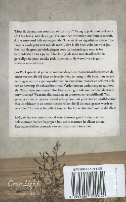 HELP, IK BEN EEN MAN achterkant