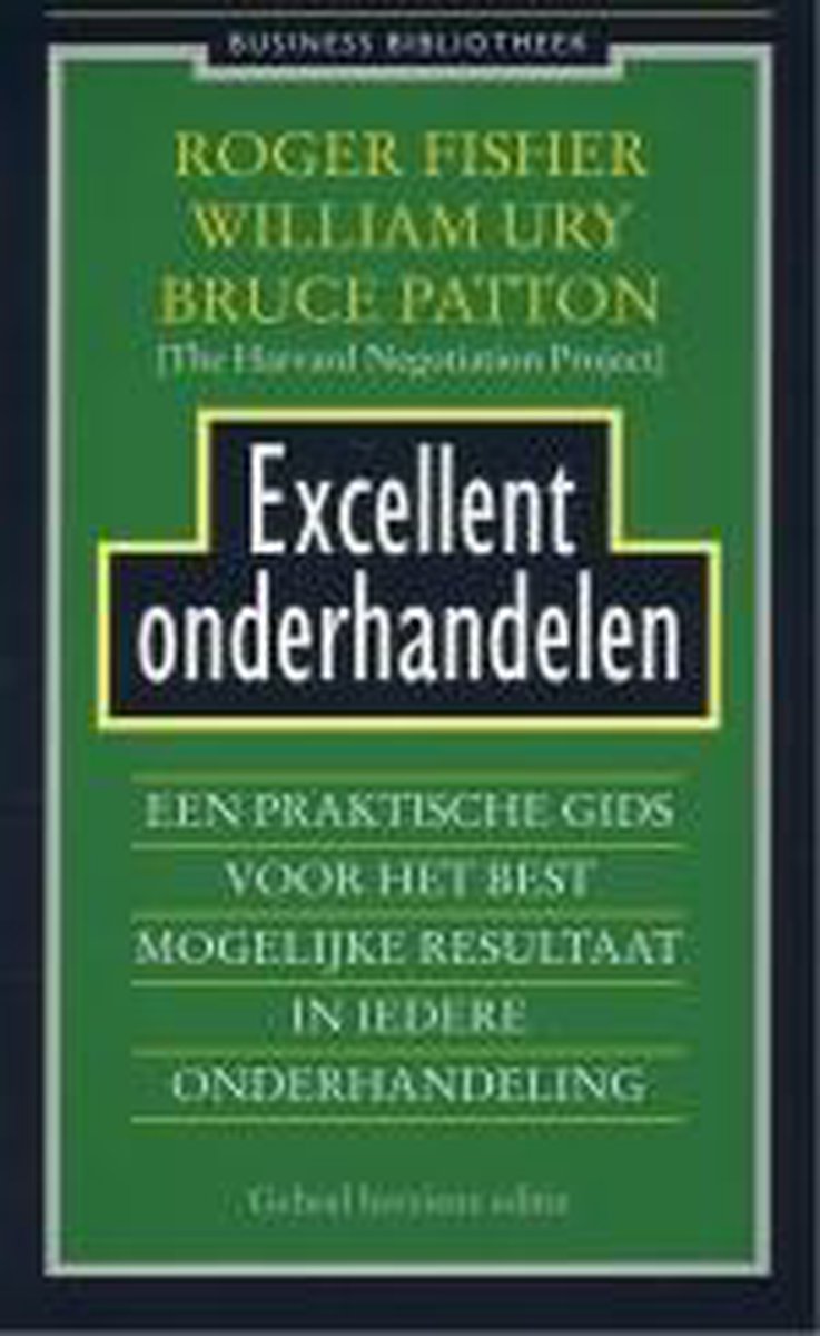 W. Ury Excellent Onderhandelen thumbnail